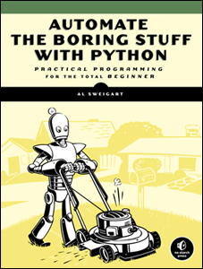 Automate the Boring Stuff with Python book cover