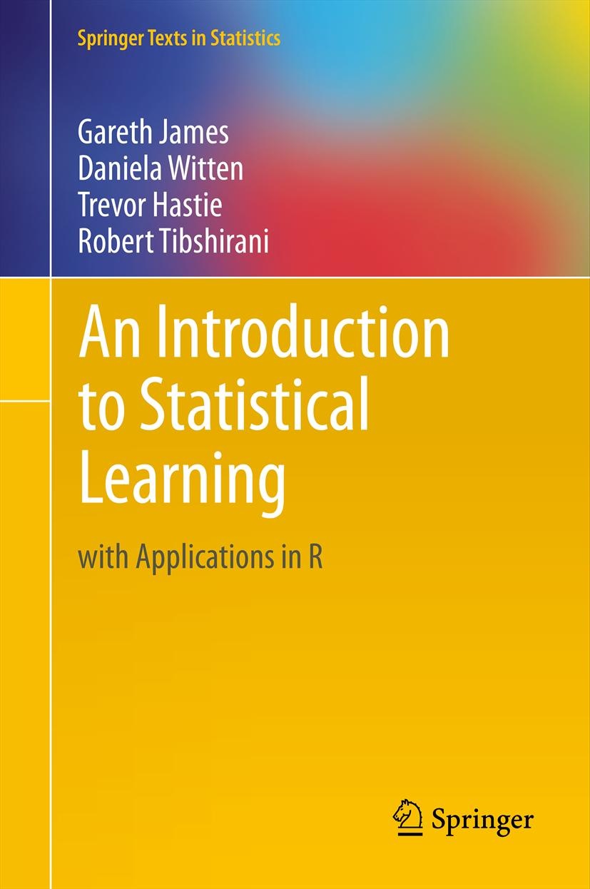 An Introduction to Statistical Learning book cover